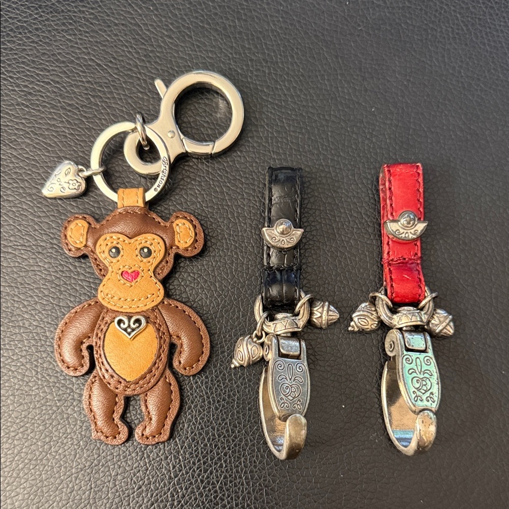Brighton Keychain Fobs - Lot of 3 - Picture 2 of 3